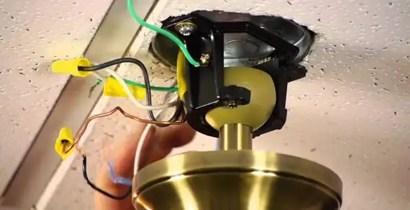 Ceiling fan wiring repair and electrical connection service in Madison, WI