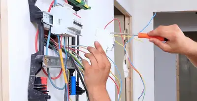 electrician services performing residential electrical panel wiring in Madison, WI
