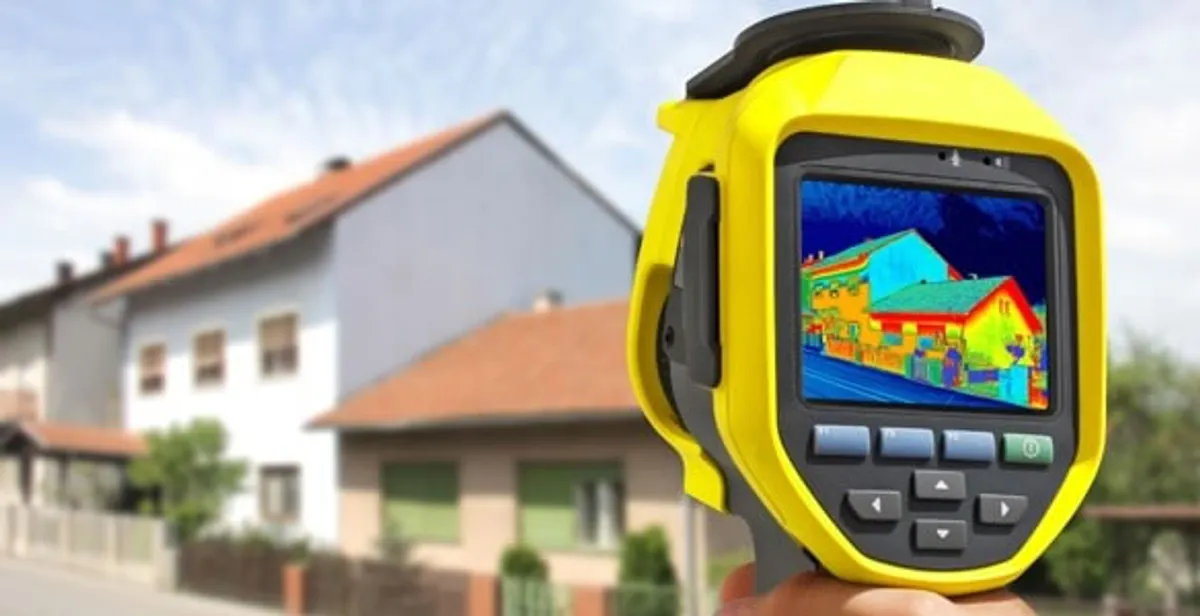 home energy audit service performing exterior thermal inspection to identify energy loss in Madison, WI