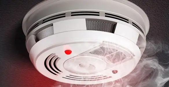 Installed smoke detector providing reliable fire detection in Madison, WI