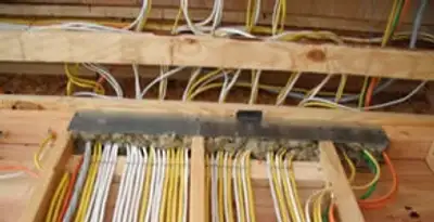new construction wiring services with organized electrical rough-in performed by licensed electricians in Madison, WI