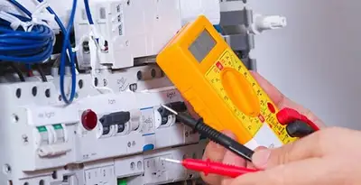 Residential electrician testing home electrical panel for safety and performance in Madison, WI