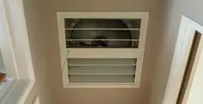 whole house fan installation services with ceiling-mounted ventilation system in Madison, WI